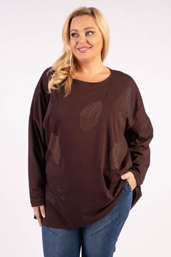 Picture of PLUS SIZE LEAF PULL OVER
